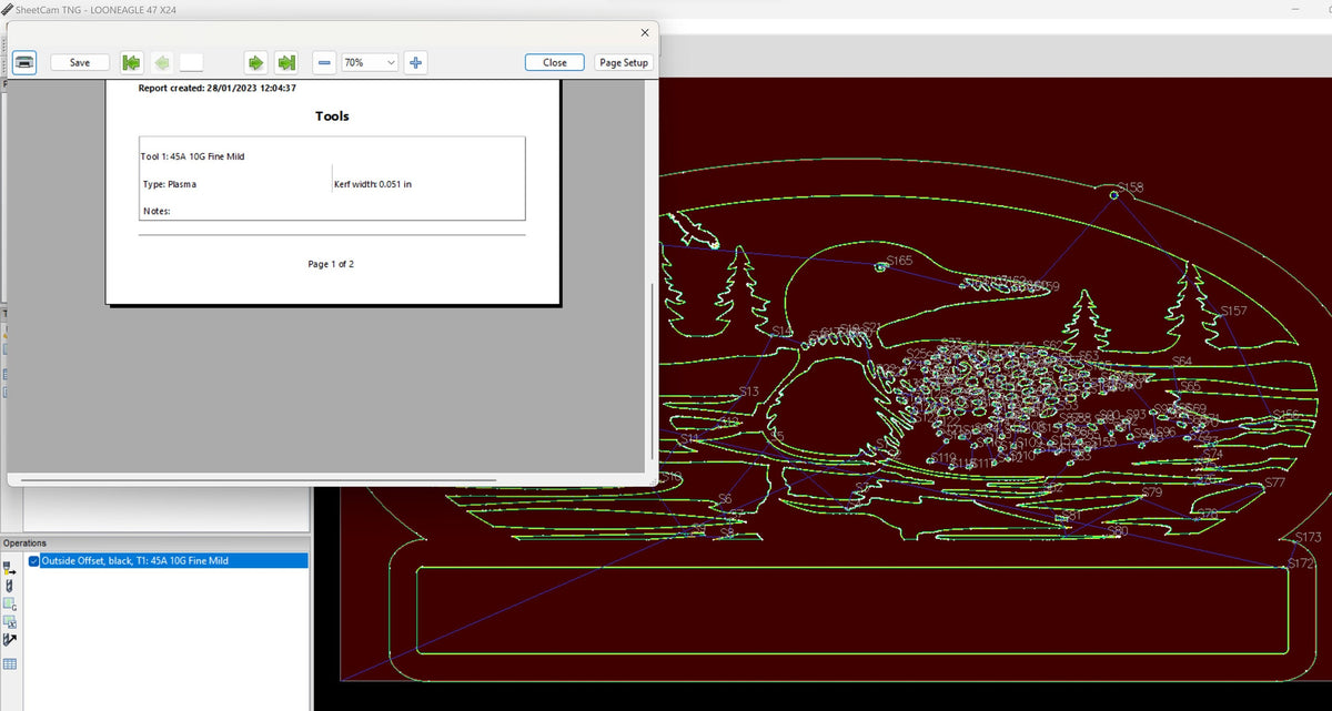 Common Loon Custom Name Lake Sign vector paths in design software