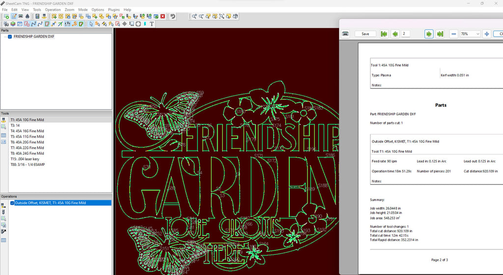 Love Grows Here Garden Sign vector paths in design software