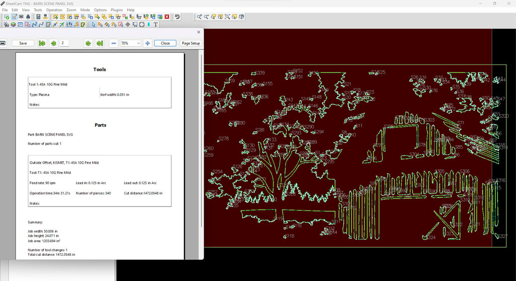 Rustic Barn Farm Sign vector paths in design software (photo 5)