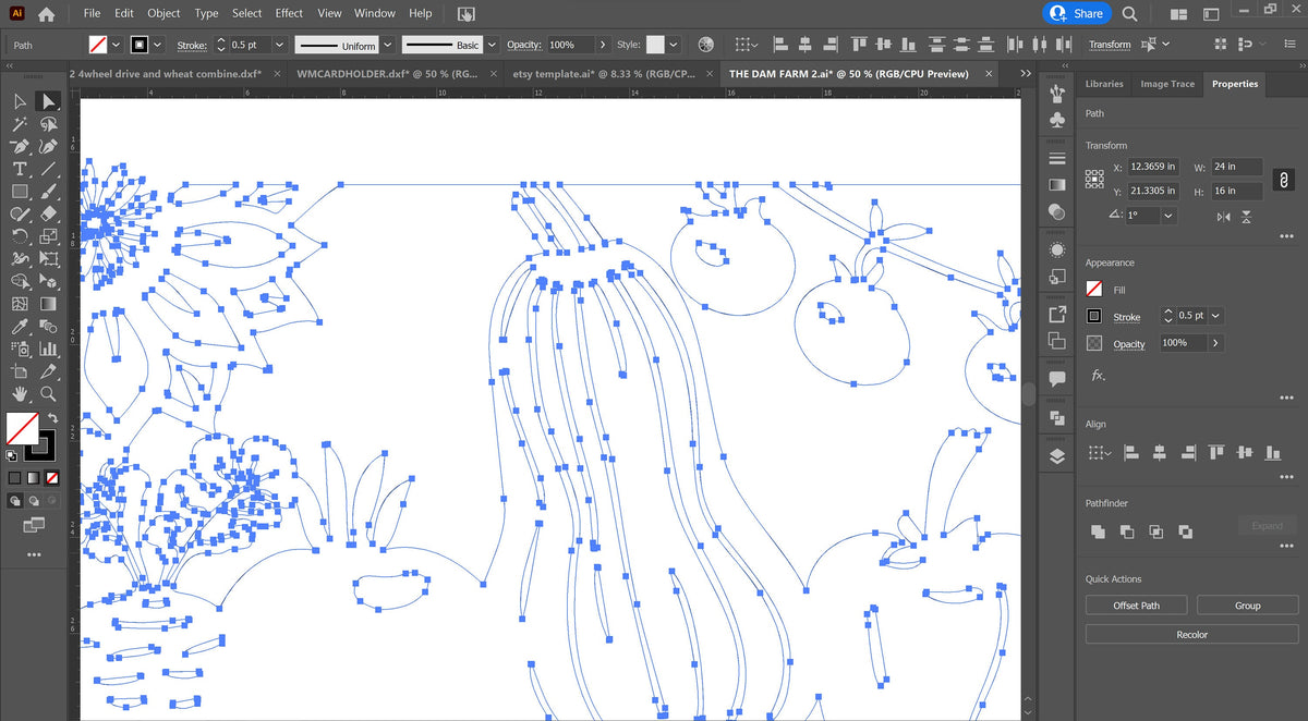 Vegetable Stand Produce Sign vector paths in design software