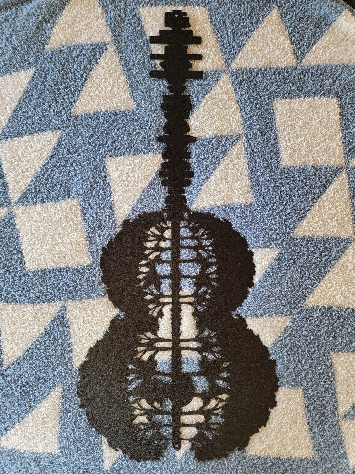 Guitar Sunset Metal Art finished metal example (photo 5)