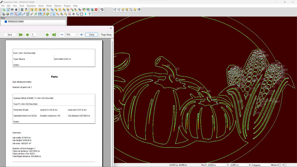 Personalized Produce Farm Sign vector paths in design software (photo 8)