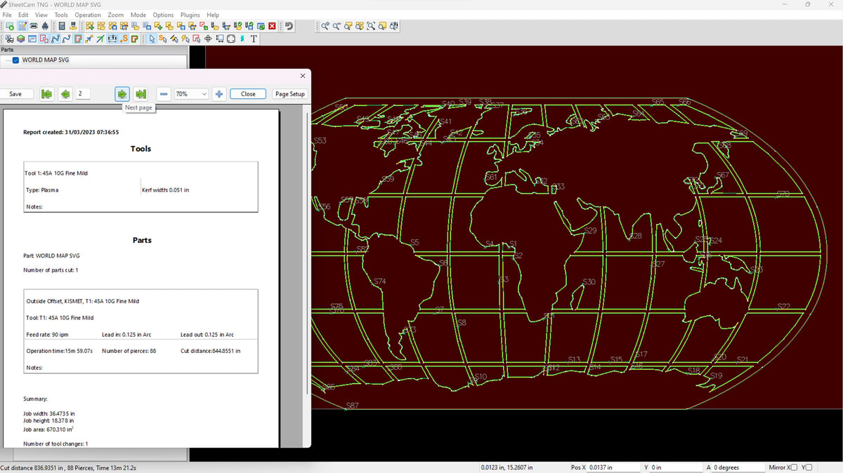 World Map Globe Wall Art vector paths in design software (photo 8)