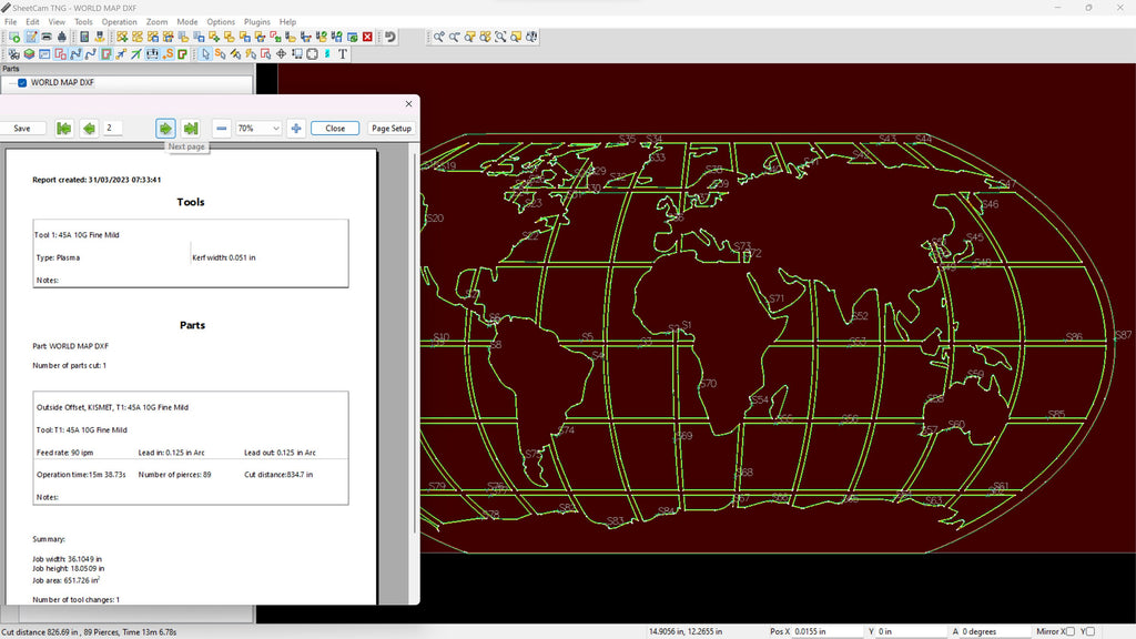 World Map Globe Wall Art vector paths in design software (photo 9)