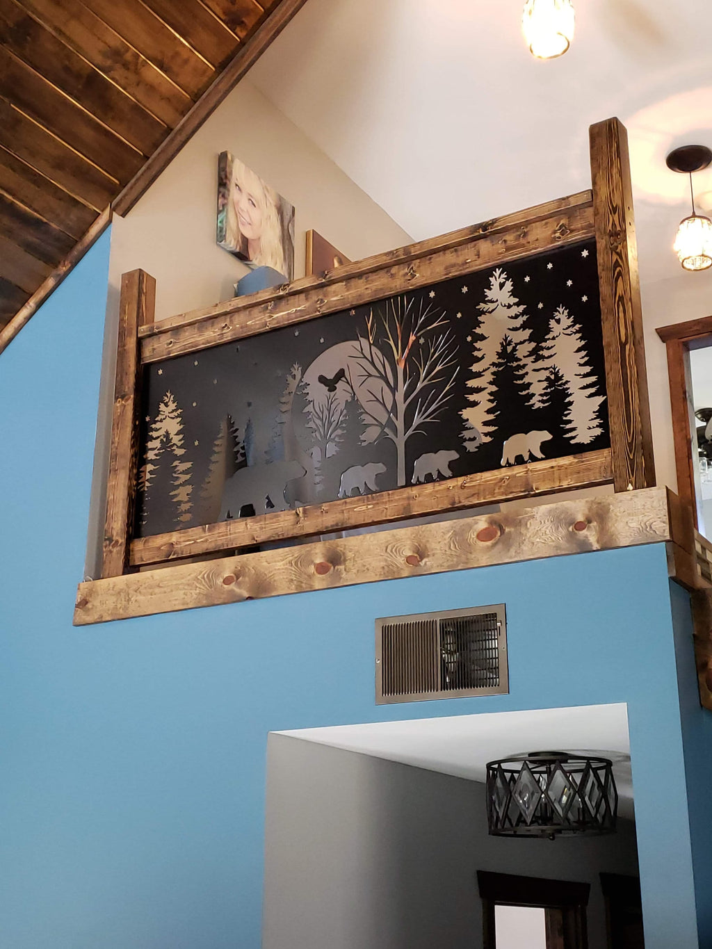 Bear Railing Panel finished metal example (photo 10)