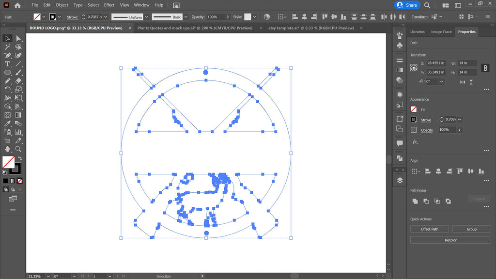 Deer Hunting Crossed Rifles Name Sign vector paths in design software (photo 6)