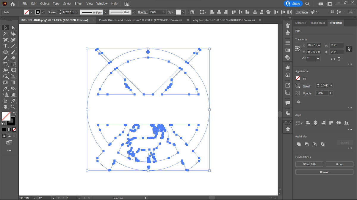 Deer Hunting Crossed Rifles Name Sign vector paths in design software (photo 6)
