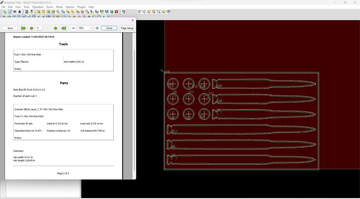 Bullet American Flag Sign vector paths in design software
