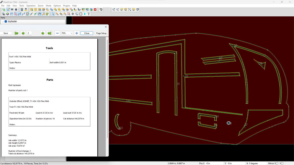Toy Hauler Camper Sign vector paths in design software (photo 7)