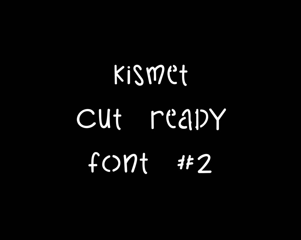 Six Bridged Stencil Fonts Bundle (Kismet Fonts 1–6) artwork preview (photo 6)