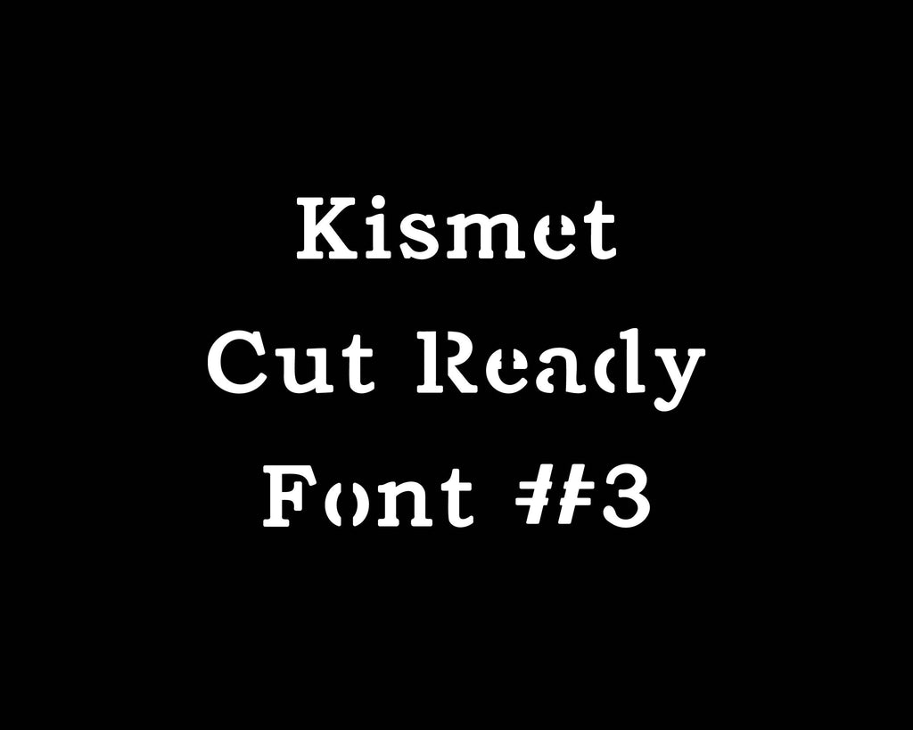 Six Bridged Stencil Fonts Bundle (Kismet Fonts 1–6) artwork preview (photo 7)