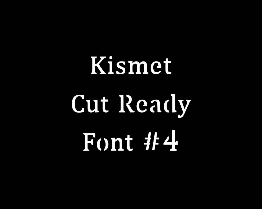 Six Bridged Stencil Fonts Bundle (Kismet Fonts 1–6) artwork preview (photo 8)
