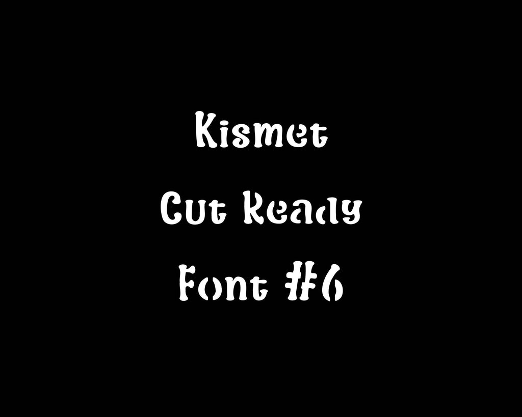 Six Bridged Stencil Fonts Bundle (Kismet Fonts 1–6) artwork preview (photo 10)