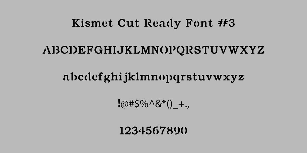 Serif Bridged Stencil Font artwork preview (photo 10)