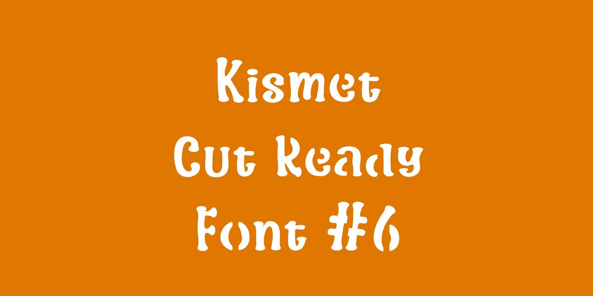 Bold Rounded Serif Stencil Font (Kismet Font 6) artwork preview (photo 10)
