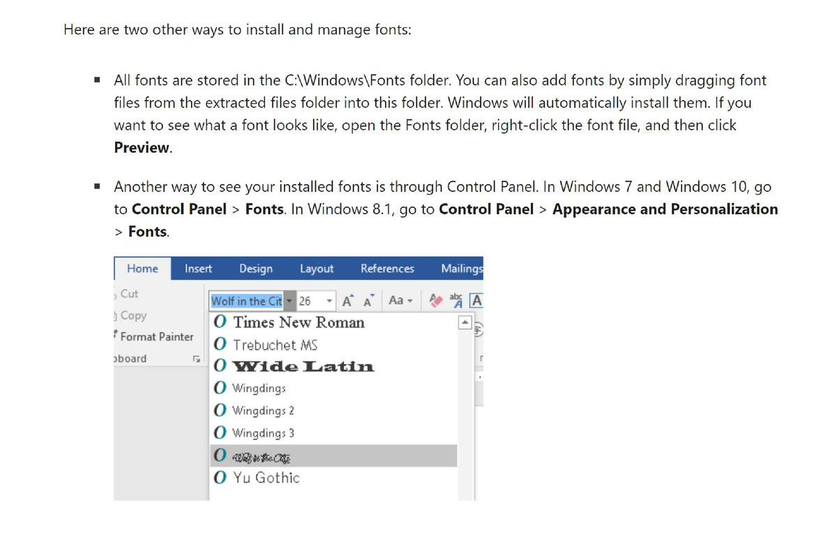 Instructions for installing and using Kismet cut-ready stencil fonts (photo 4)