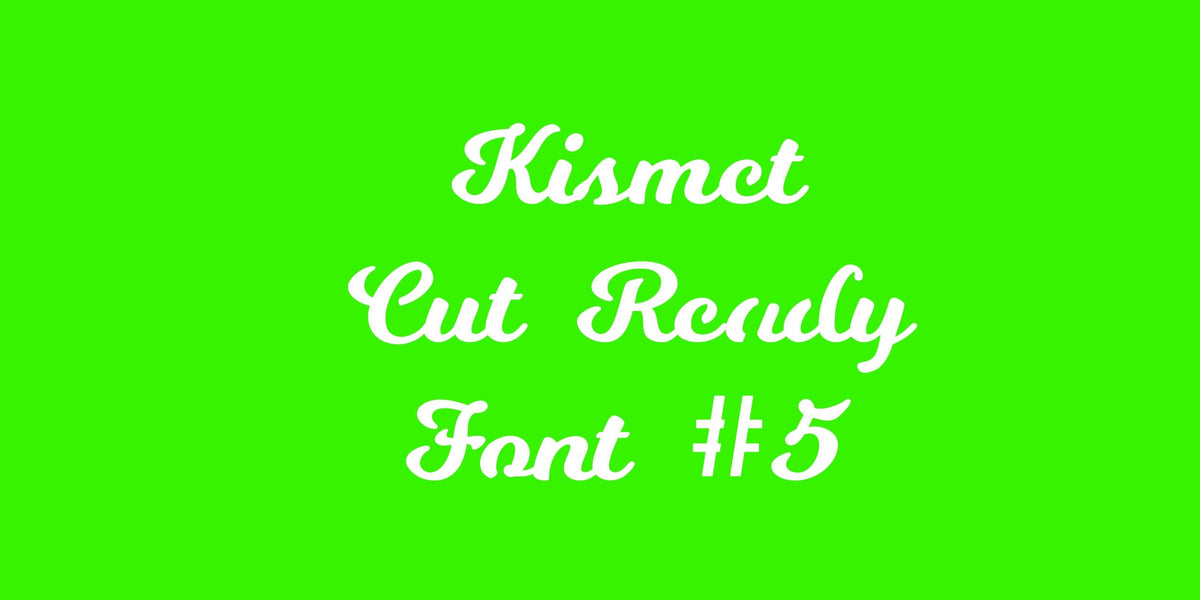 Bold Joined Script Font (Kismet Font 5) artwork preview (photo 6)