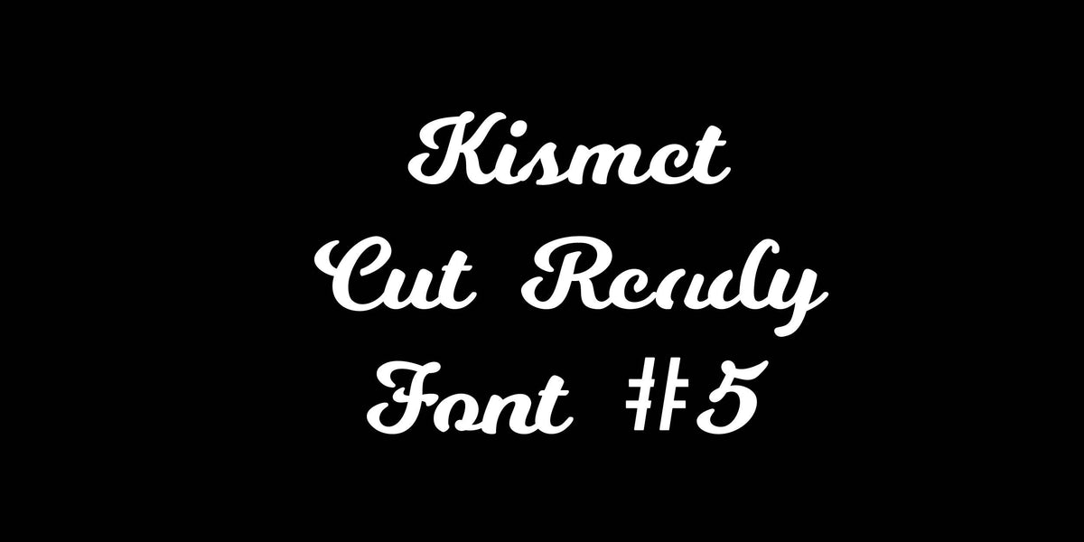 Bold Joined Script Font (Kismet Font 5) artwork preview (photo 3)