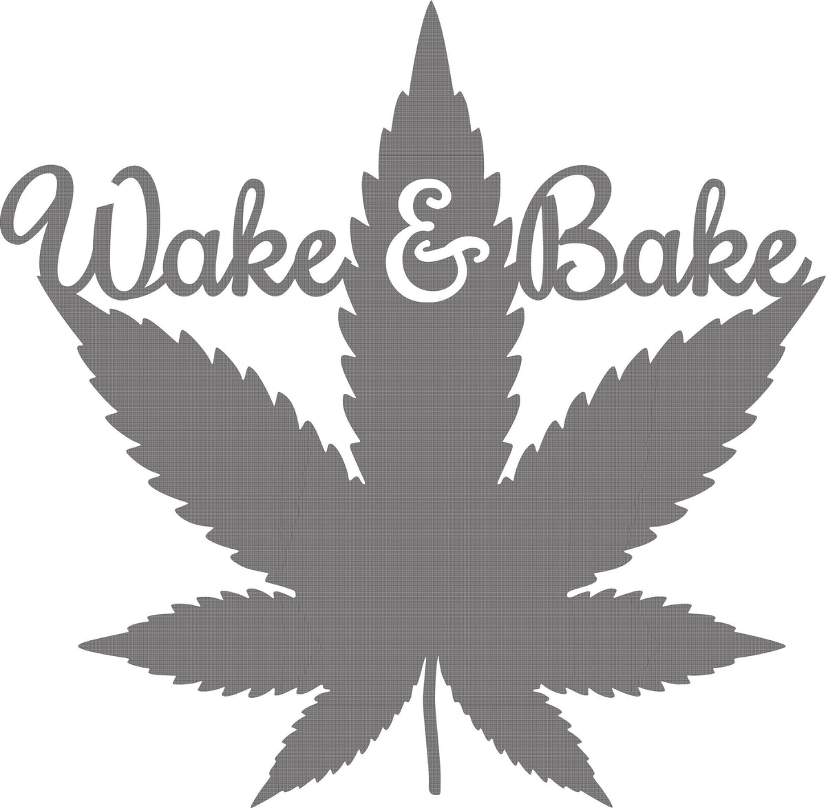 Wake & Bake Cannabis Leaf artwork preview