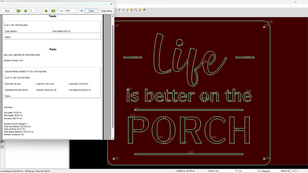 Life Is Better on the Porch Sign vector paths in design software (photo 7)