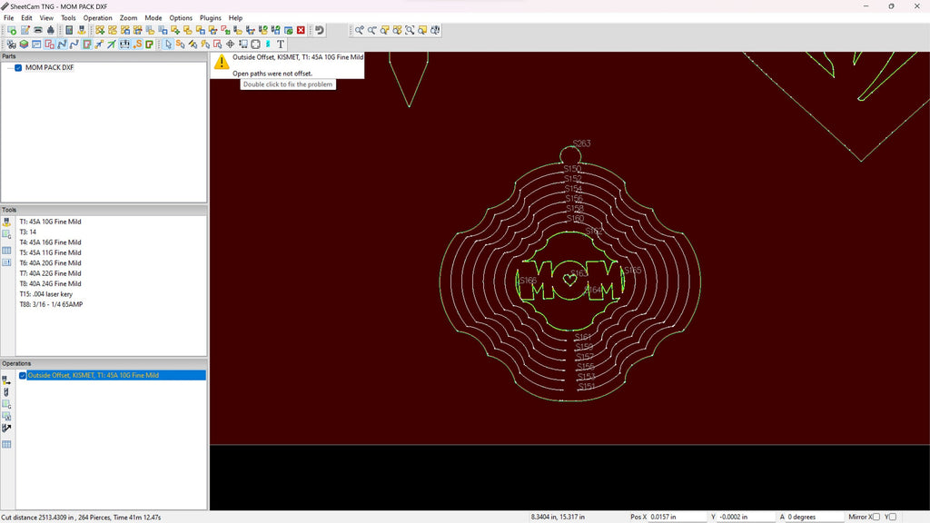 Mother’s Day Mom Sign vector paths in design software