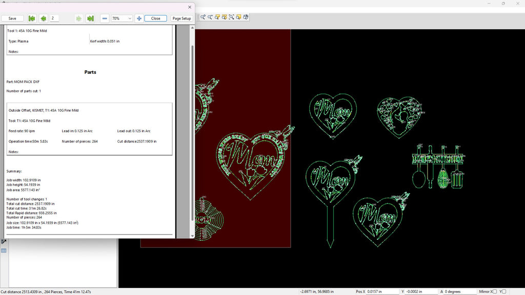 Mother’s Day Mom Sign vector paths in design software (photo 4)