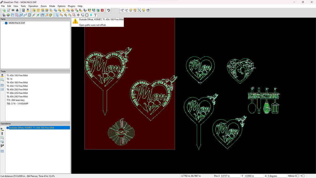 Mother’s Day Mom Sign vector paths in design software (photo 3)