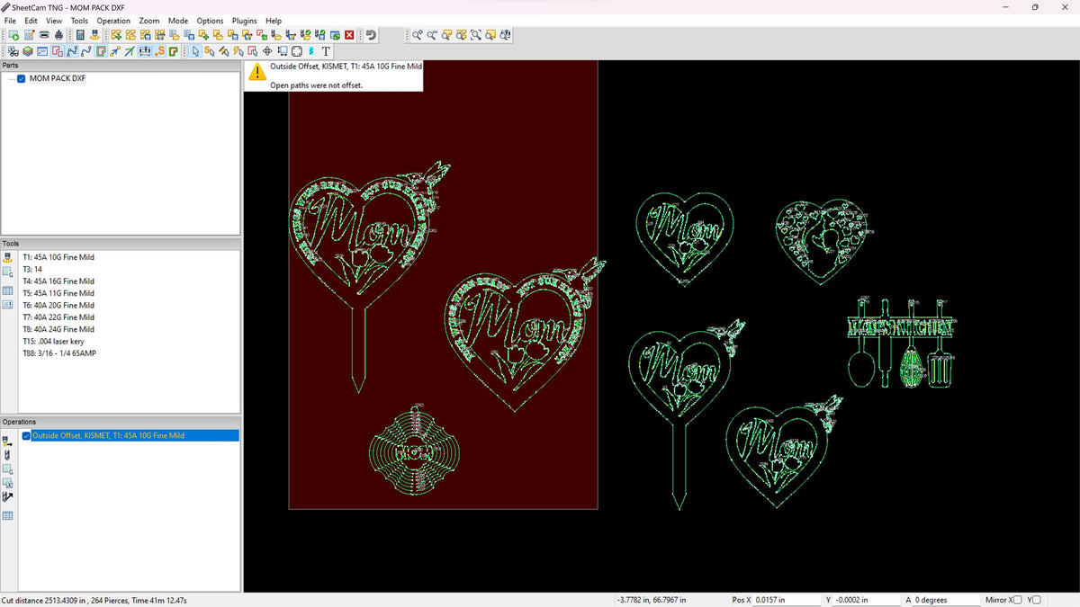 Mother’s Day Mom Sign vector paths in design software (photo 3)