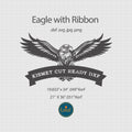 Personalized Eagle Sign DXF/SVG design preview with file details
