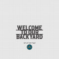 Welcome to Our Backyard Sign, Western Letters DXF/SVG design preview with file details