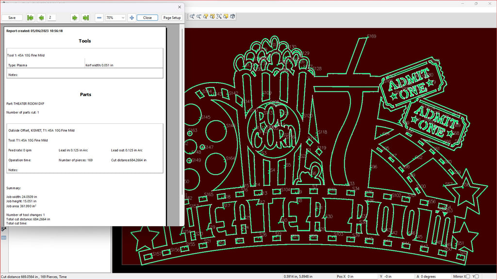 Theater Room Sign, THEATER Spelling vector paths in design software (photo 6)