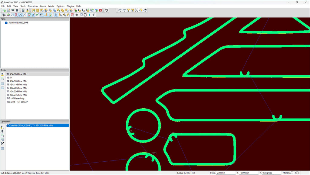 Custom Cabin Round Sign vector paths in design software (photo 8)