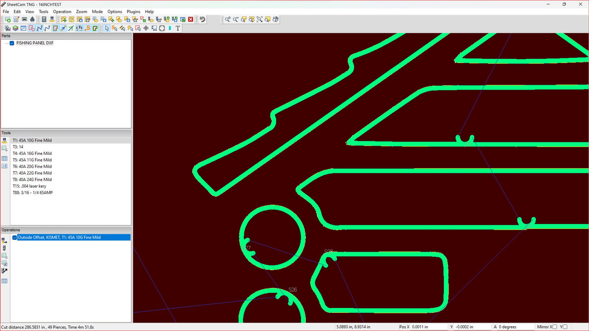 Custom Cabin Round Sign vector paths in design software (photo 8)