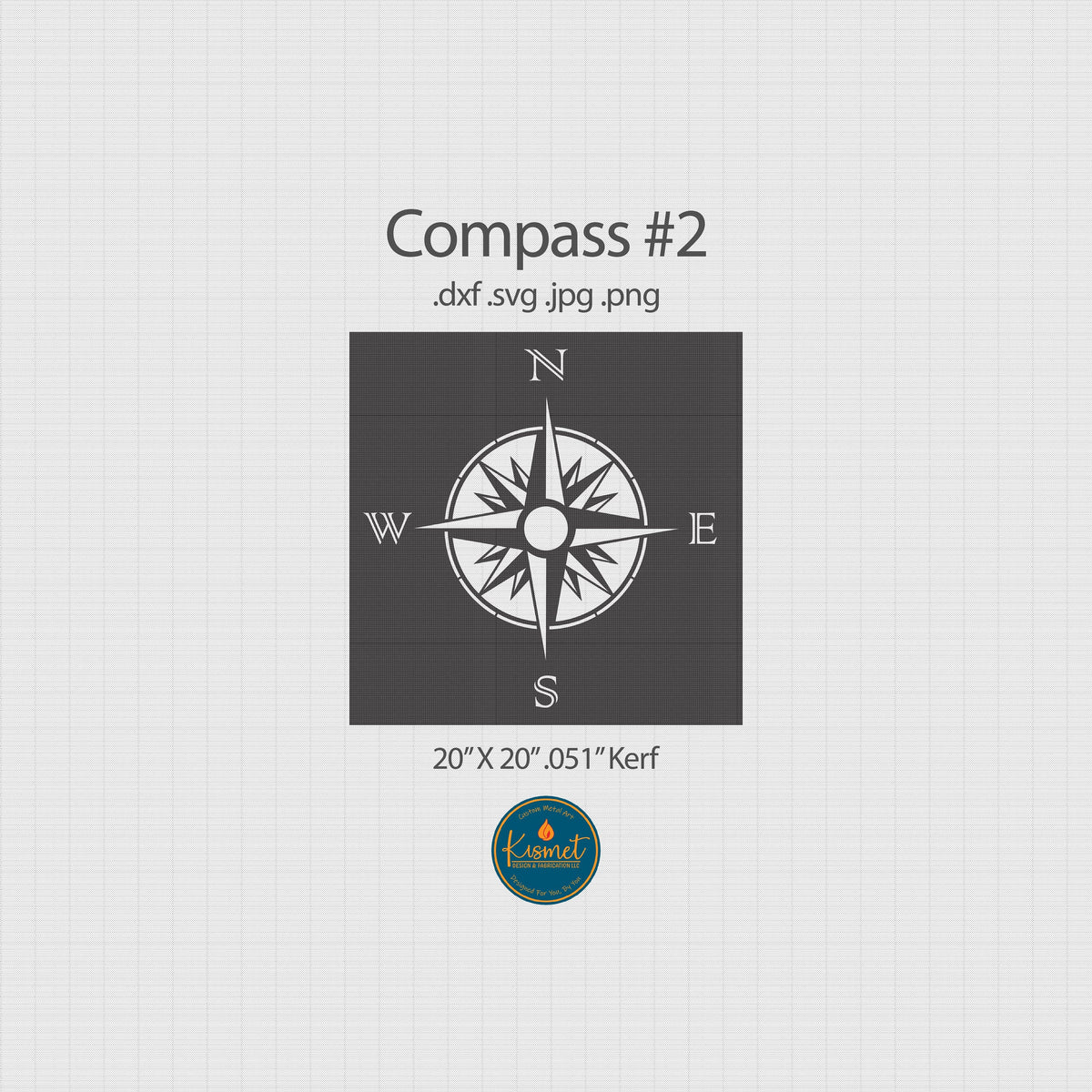 Four Compass Rose Designs DXF/SVG design preview with file details (photo 5)