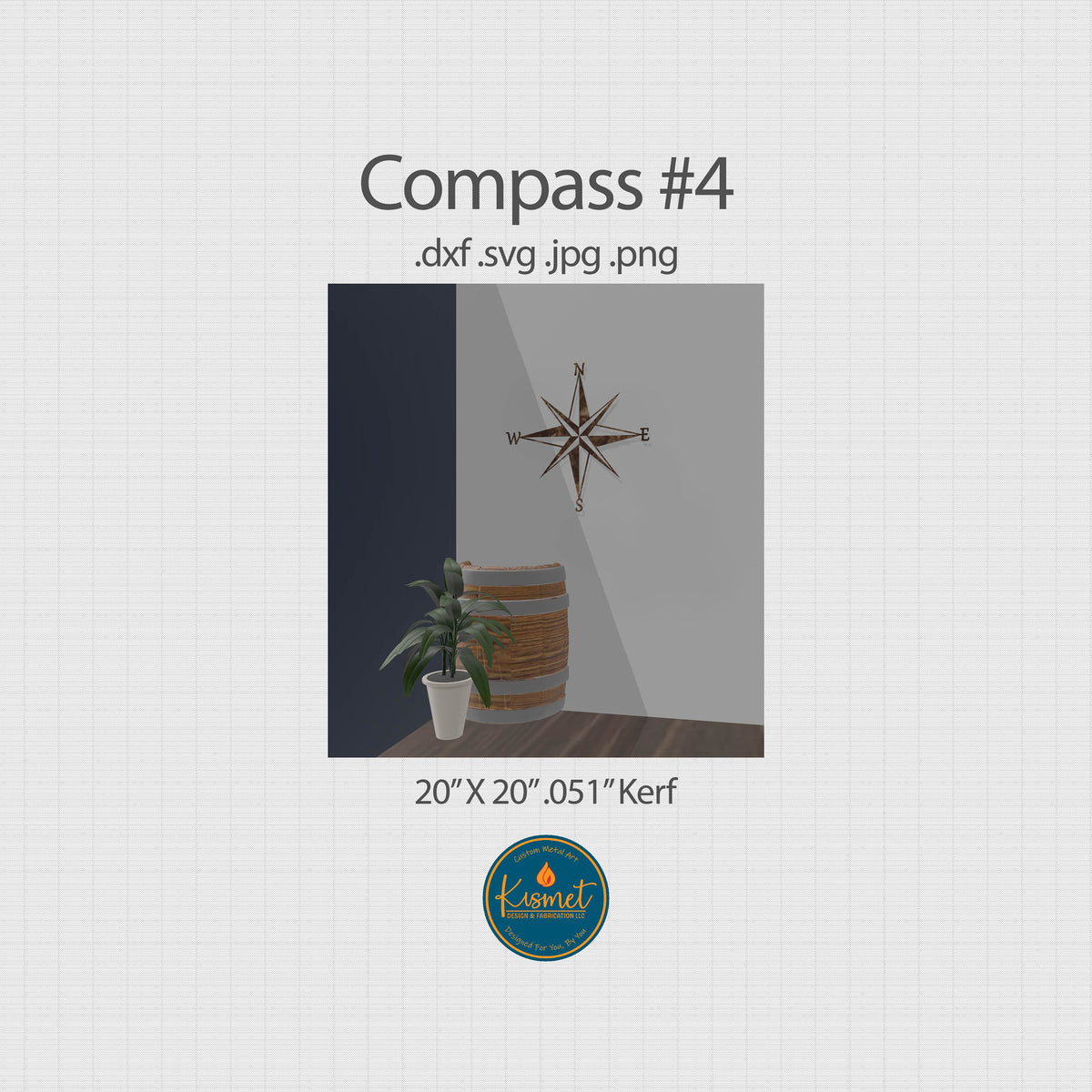 Eight Point Compass Rose vector paths in design software (photo 5)
