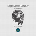 Eagle Dreamcatcher DXF/SVG design preview with file details