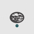 Bear Deer Fishing Wildlife Oval artwork preview