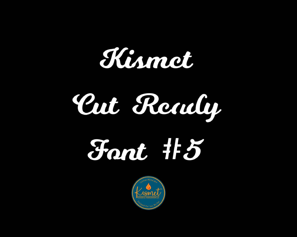Bold Joined Script Font (Kismet Font 5) artwork preview