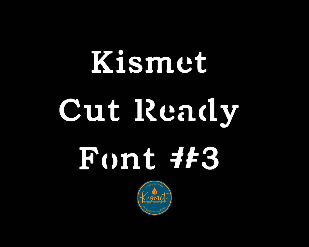 Serif Bridged Stencil Font artwork preview