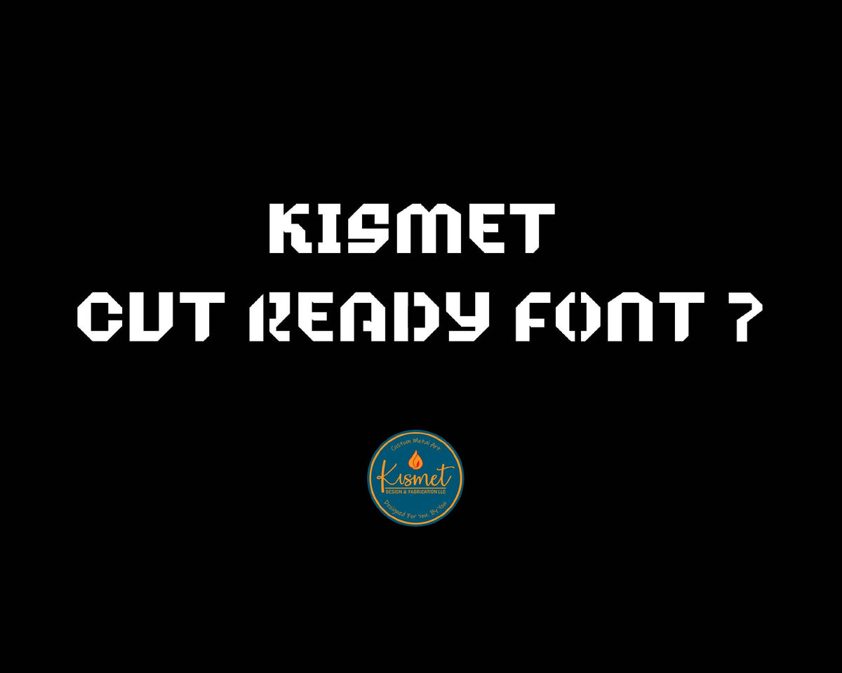Blocky Bridged Stencil Font (Kismet Font 7) artwork preview