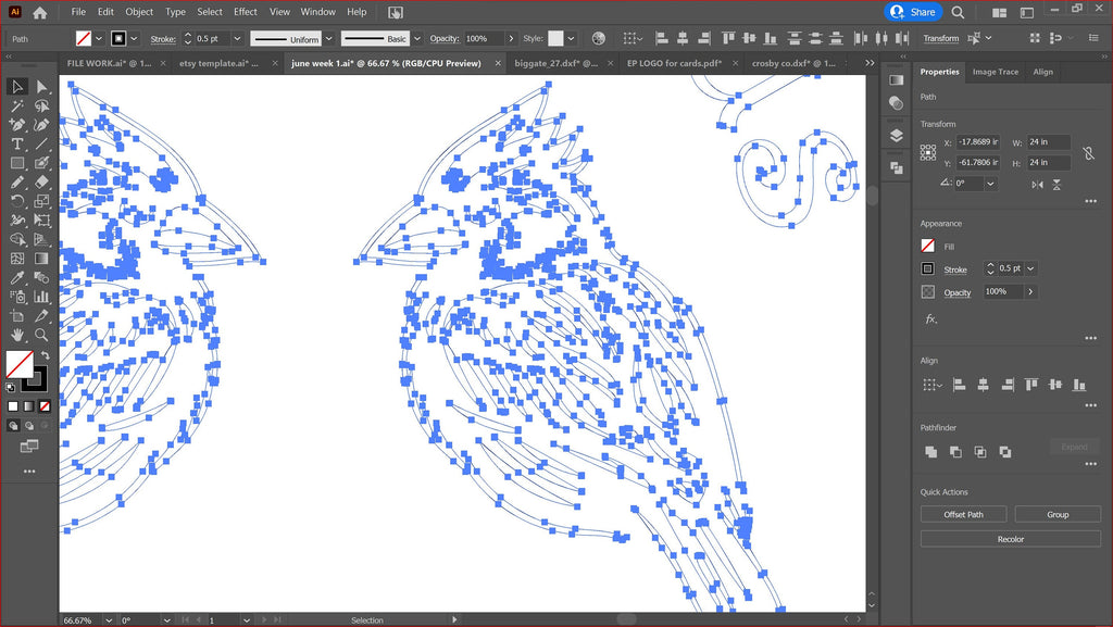 Two Cardinals Personalized Sign vector paths in design software (photo 7)