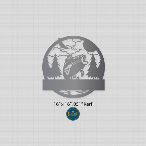 Fishing & Lake Bundle DXF/SVG design preview with file details (photo 2)