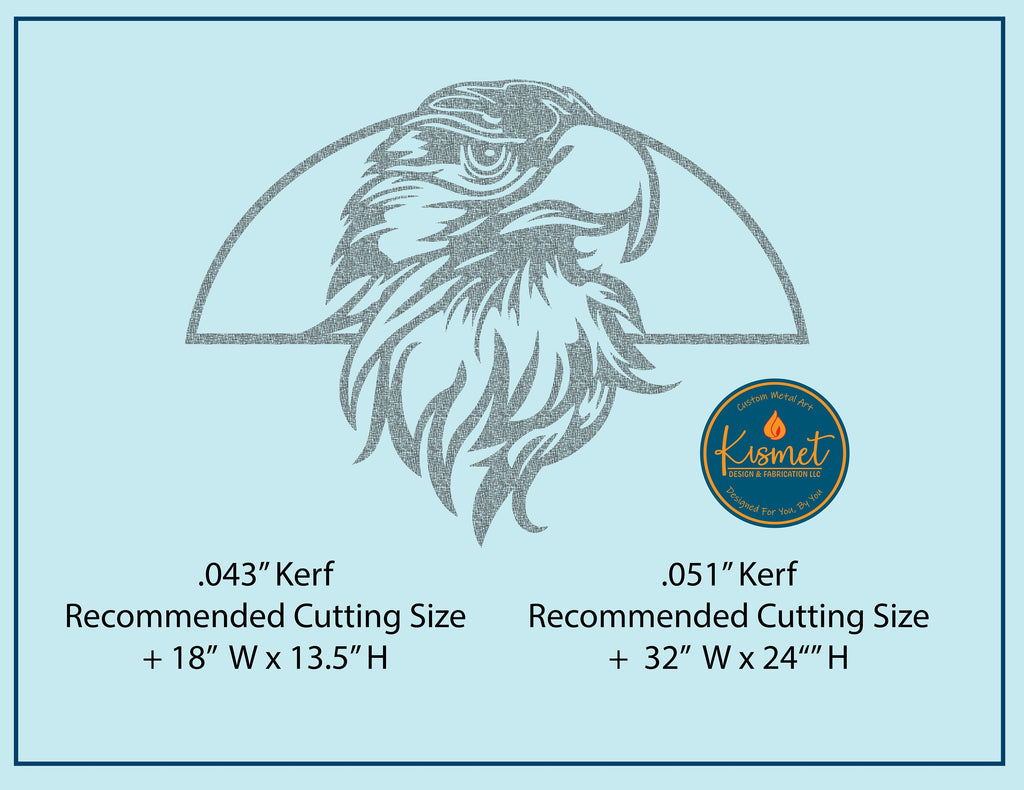 Arc Bald Eagle DXF/SVG design preview with file details (photo 2)