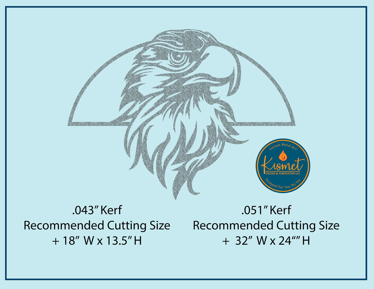 Arc Bald Eagle DXF/SVG design preview with file details (photo 2)