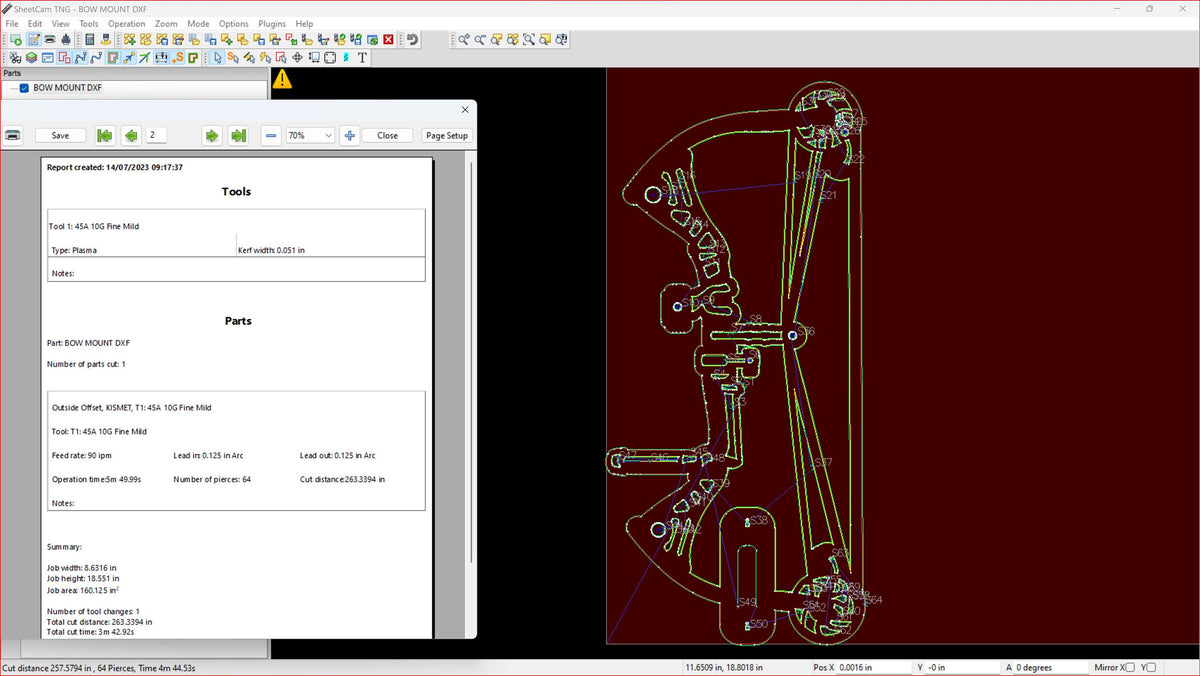 Bow Skull Mount Hanger vector paths in design software (photo 9)