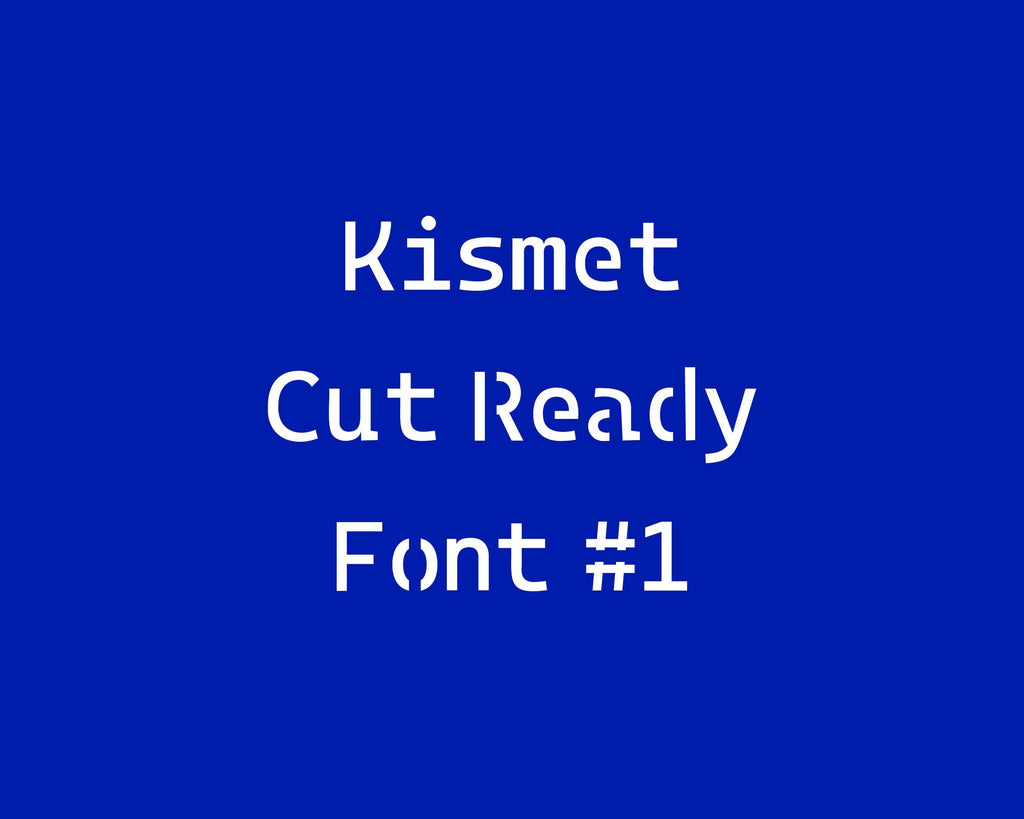 Clean Bridged Stencil Font (Kismet Font 1) artwork preview (photo 7)