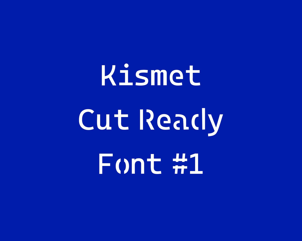 Clean Bridged Stencil Font (Kismet Font 1) artwork preview (photo 7)