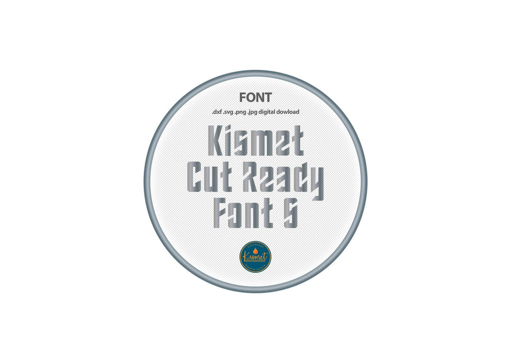 Racing Bridged Stencil Font DXF/SVG design preview with file details