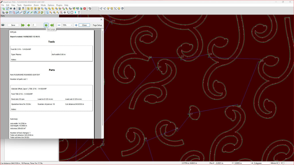 Swirls Swashes Flourish Bundle vector paths in design software (photo 6)