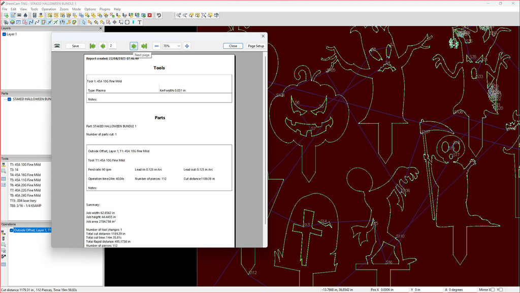 Halloween Yard Stake Bundle vector paths in design software (photo 9)